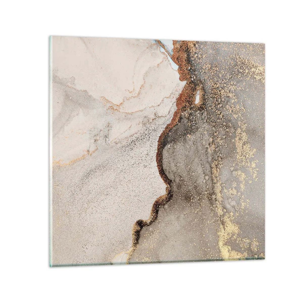 Quadro su vetro - Ai confini del colore - 40x40 cm