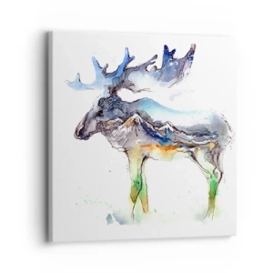 Quadro su tela - Stampe su Tela - Il protagonista dei racconti invernali - 30x30 cm