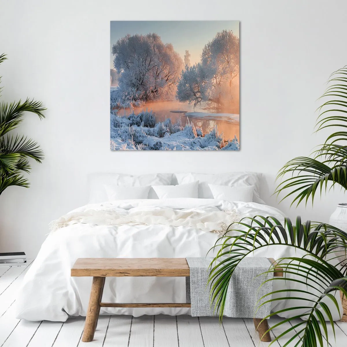 Quadro su tela - Stampe su Tela - Tutto brilla al sole nel cristallo - 50x50 cm