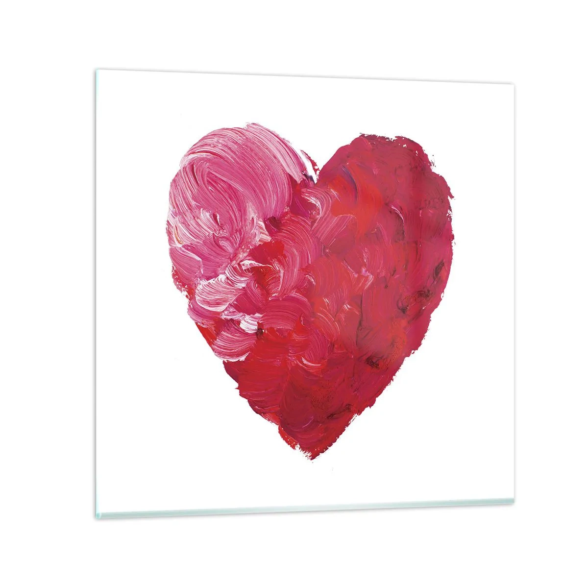 Quadro su vetro - All you need is love - 60x60 cm