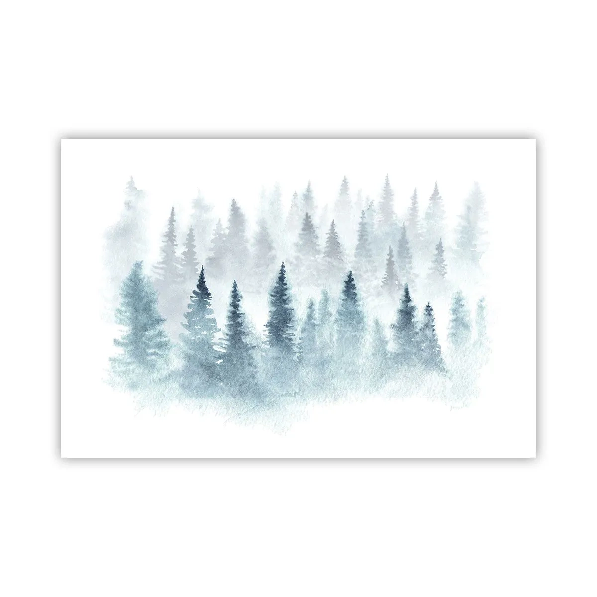 Poster - Avvolti nella nebbia - 91x61 cm