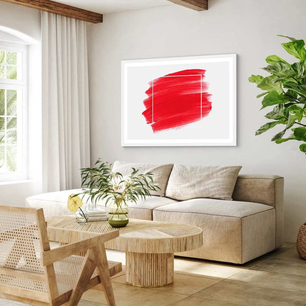 Poster in cornice bianca - Fuori dagli schemi - 91x61 cm