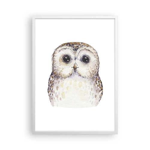 Poster in cornice bianca - Guardami negli occhi - 50x70 cm