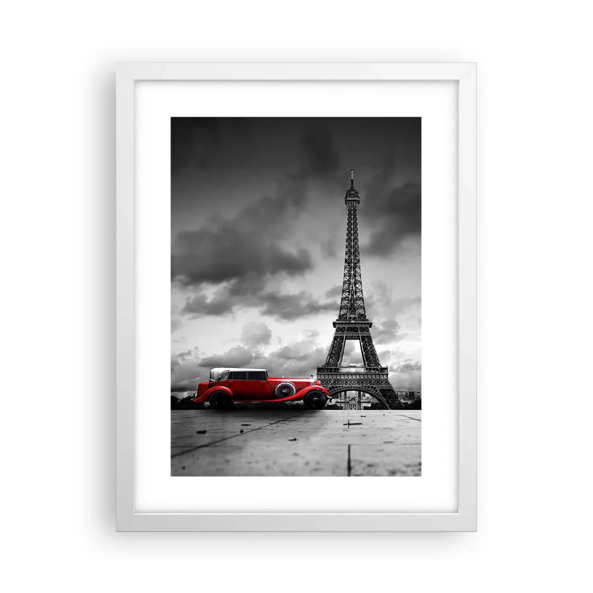 Poster in cornice bianca - Non molto tempo fa a Parigi - 30x40 cm