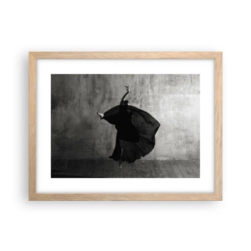 Poster in cornice rovere chiaro - Fasce piene di passione - 40x30 cm