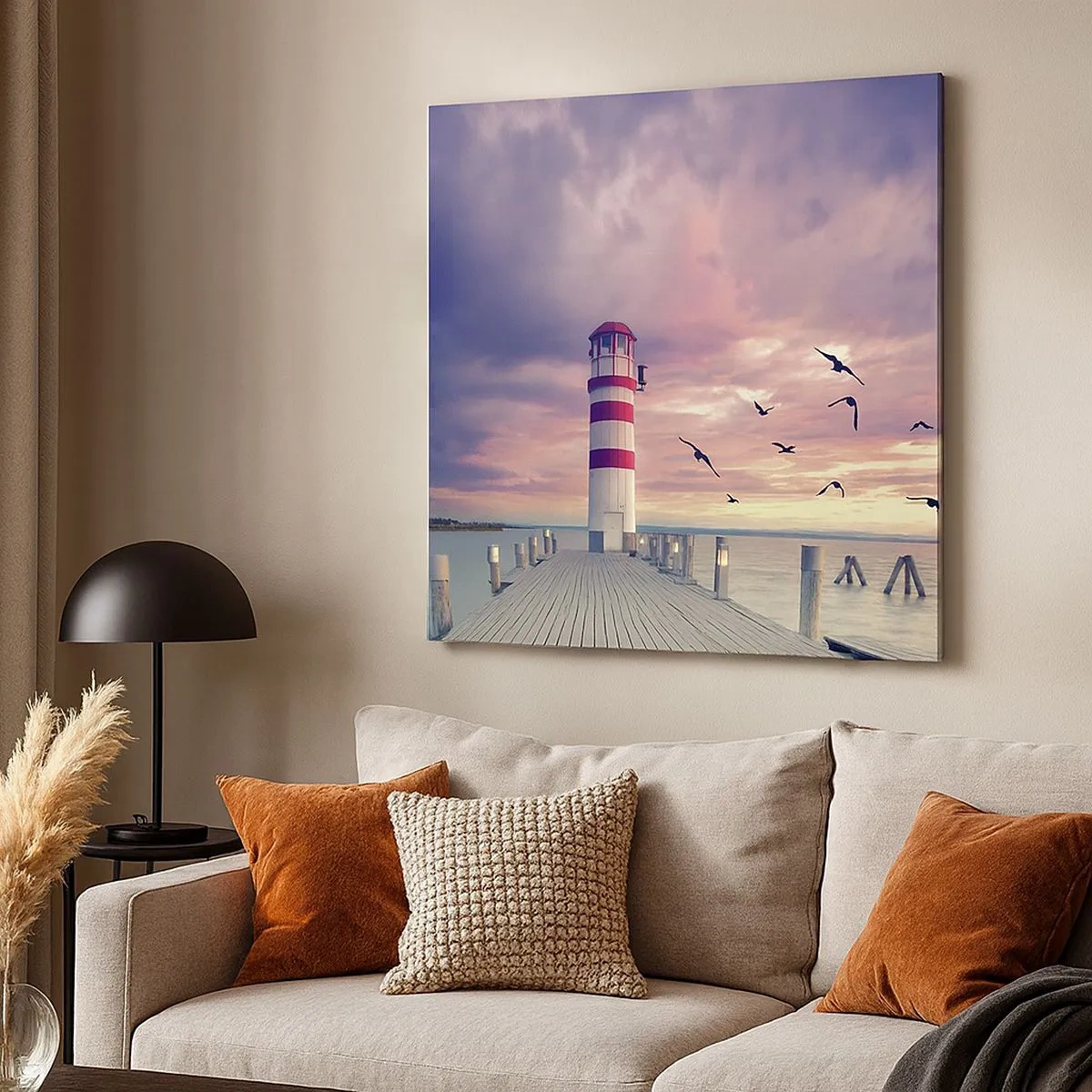 Quadro su tela - Stampe su Tela - Tempo di tornare in porto - 30x30 cm