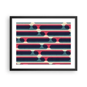 Poster in cornice nera - Avanti fino in fondo - 50x40 cm