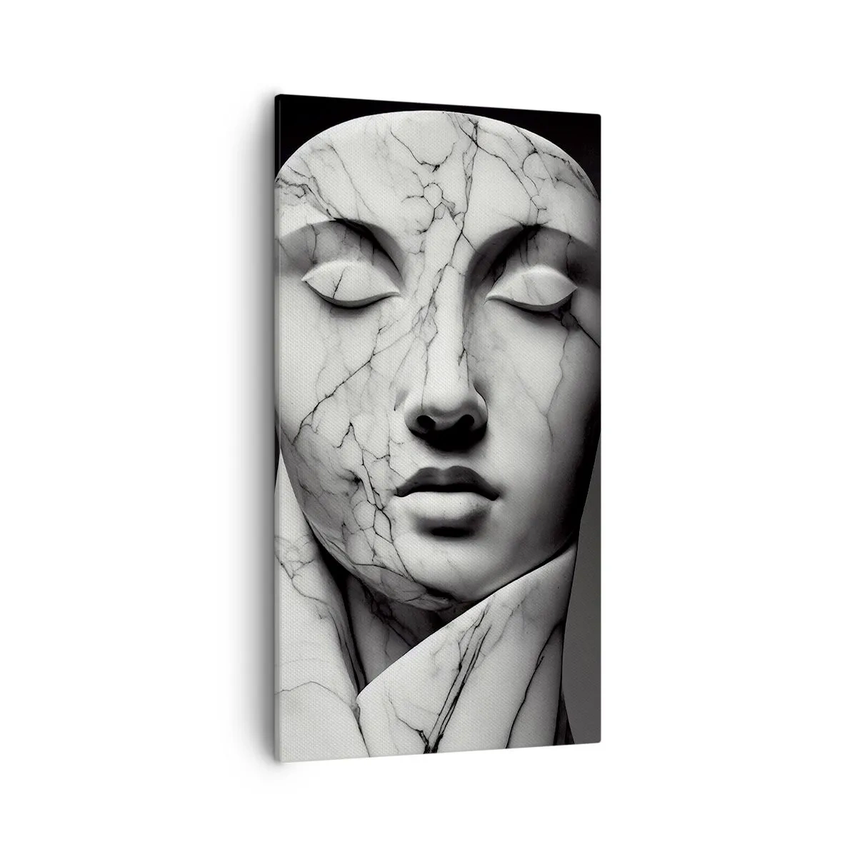 Quadro su tela - Stampe su Tela - Forme di marmo - 55x100 cm
