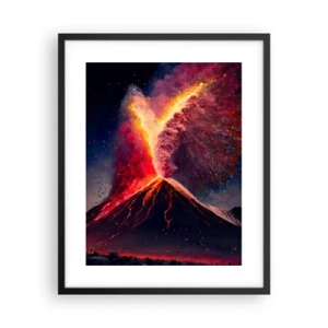 Poster in cornice nera - Bellezza e minaccia - 40x50 cm