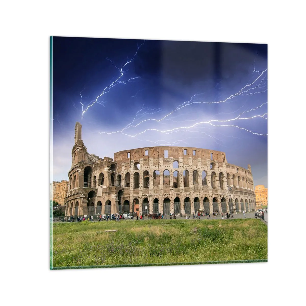 Quadro su vetro - Arena di combattimenti - 60x60 cm