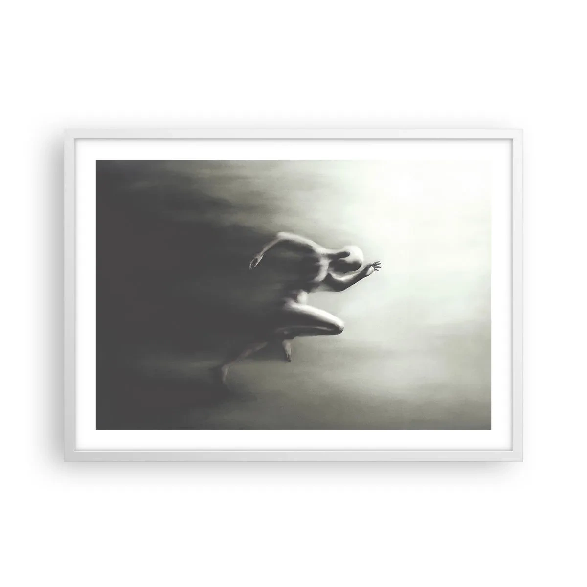 Poster in cornice bianca - Inarrestabile - 70x50 cm