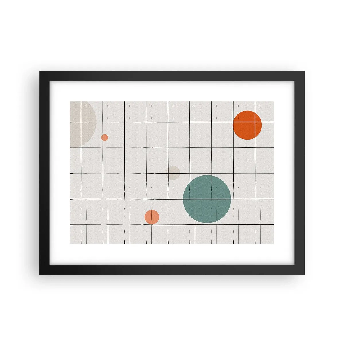 Poster in cornice nera - Prigionieri. Noi o loro? - 40x30 cm