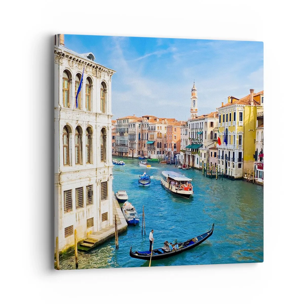 Quadro su tela - Stampe su Tela - Una circolazione stradale unica al mondo - 40x40 cm