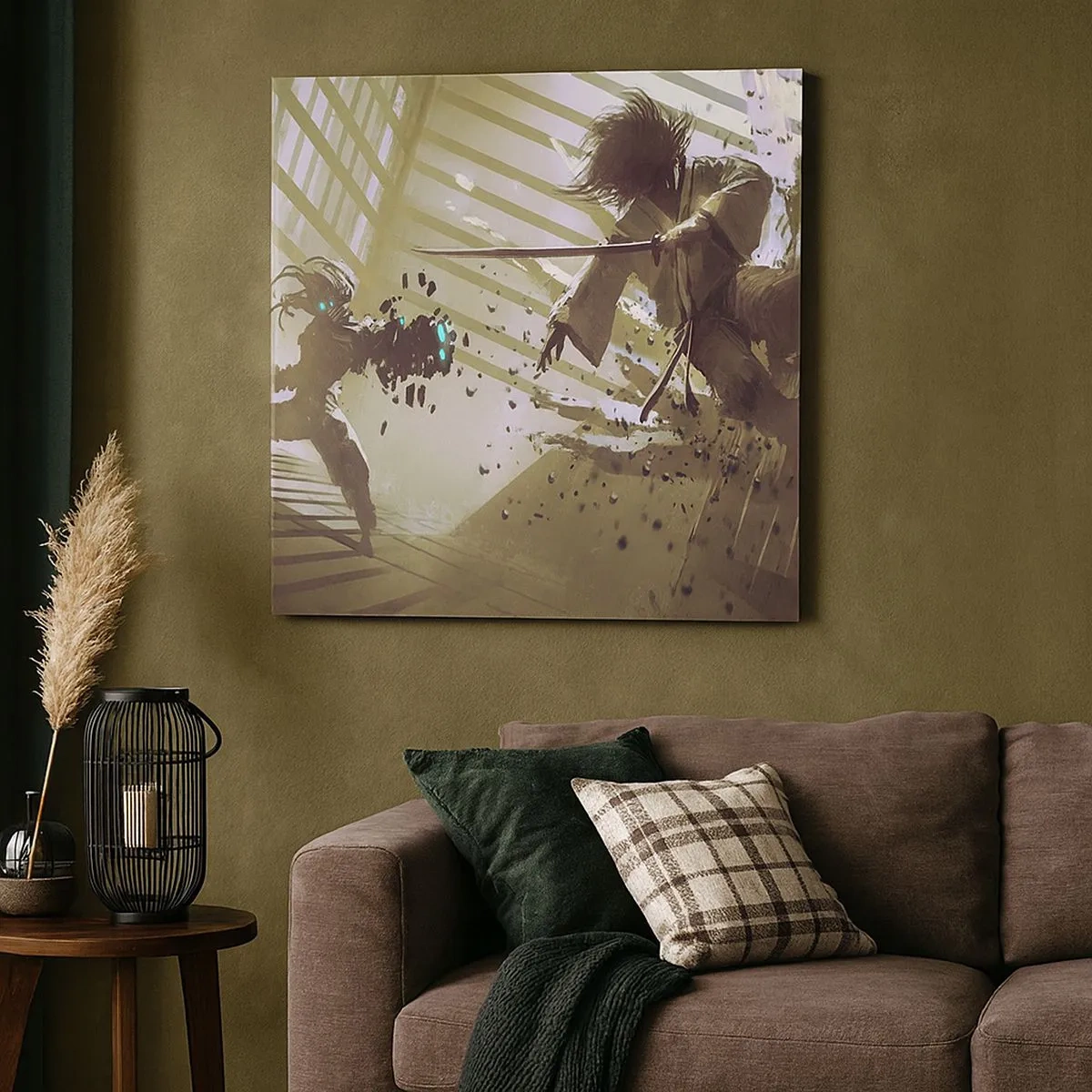 Quadro su tela - Stampe su Tela - Anche tu puoi essere un samurai - 30x30 cm