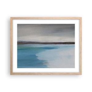 Poster in cornice rovere chiaro - Paesaggio orizzontale - 50x40 cm