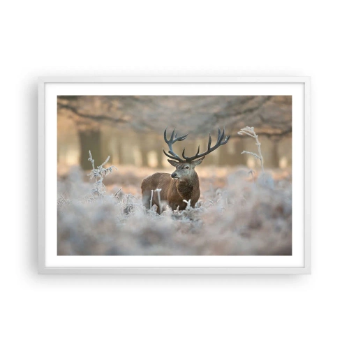 Poster in cornice bianca - Fresco mattino - 70x50 cm