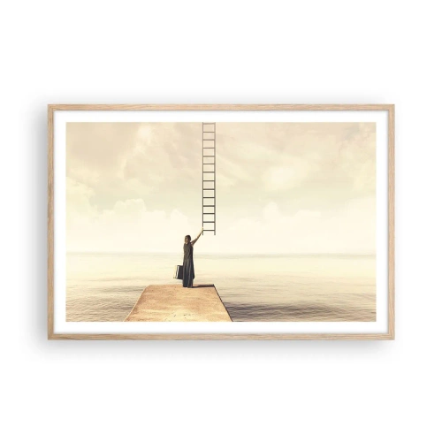 Poster in cornice rovere chiaro - Viaggio magico - 91x61 cm