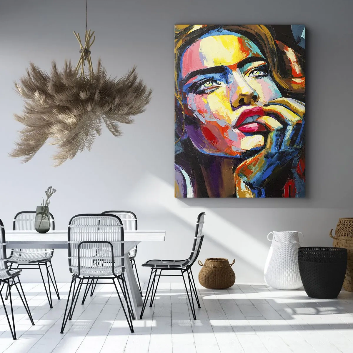 Quadro su tela - Stampe su Tela - I sogni come uccelli planano nel cielo - 55x100 cm