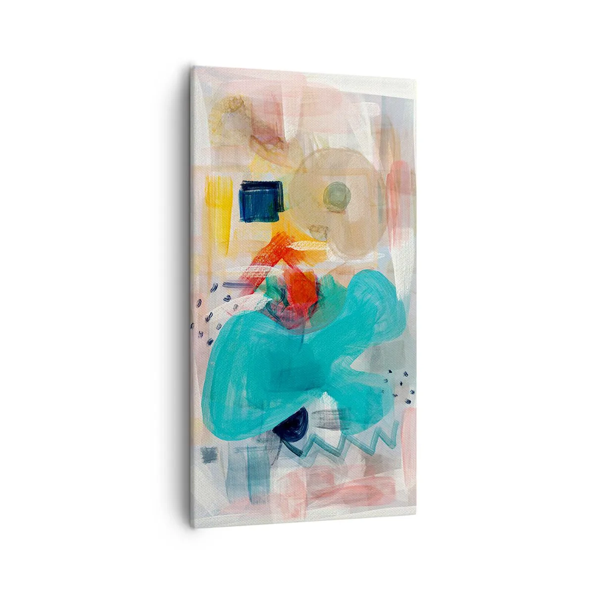 Quadro su tela - Stampe su Tela - Il gioco dei colori - 55x100 cm