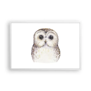 Poster in cornice bianca - Guardami negli occhi - 91x61 cm