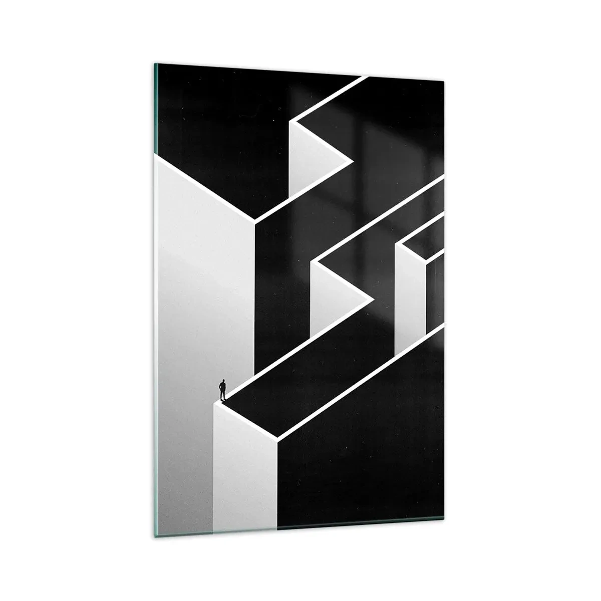 Quadro su vetro - Solitudine al vertice - 80x120 cm