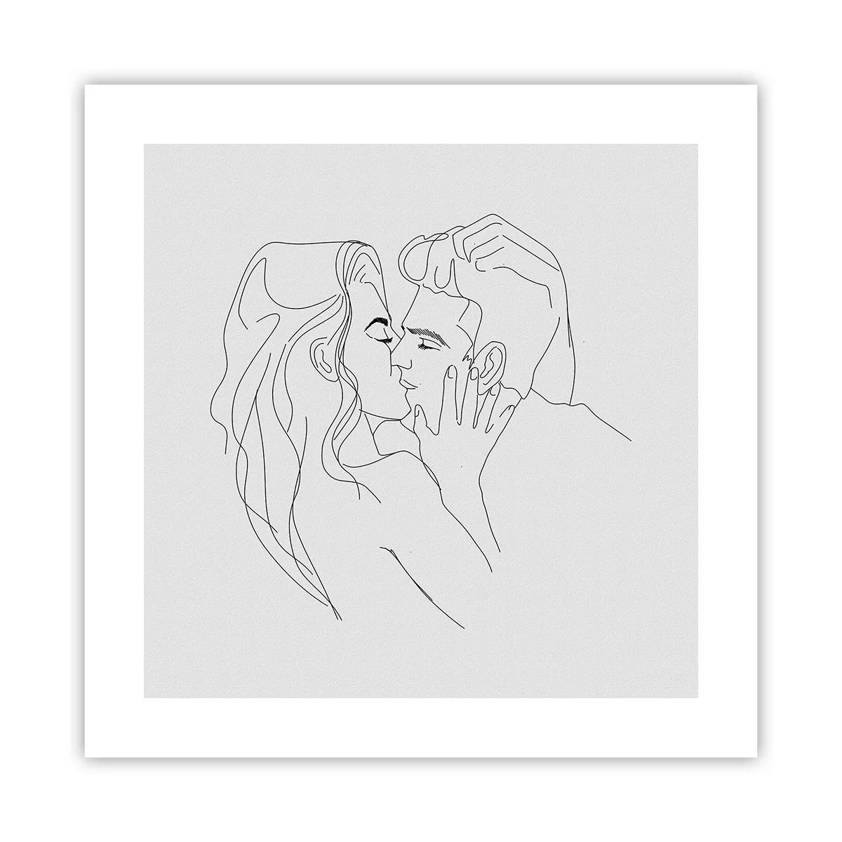 Poster - La stessa linea - 40x40 cm