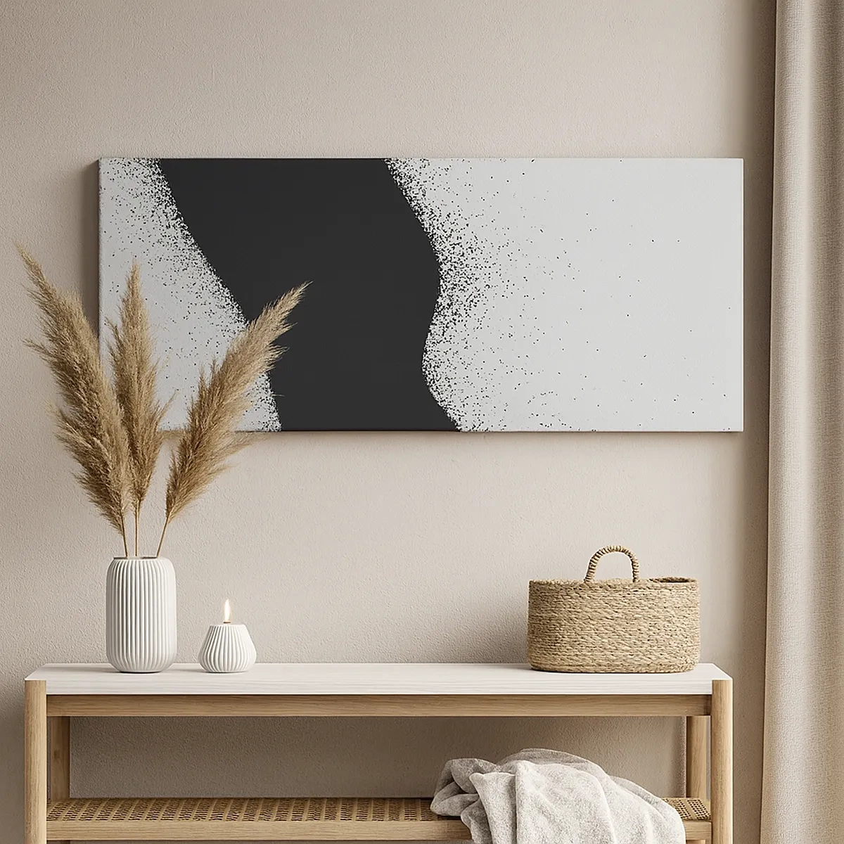 Quadro su tela - Stampe su Tela - Equilibrio fluido - 30x30 cm