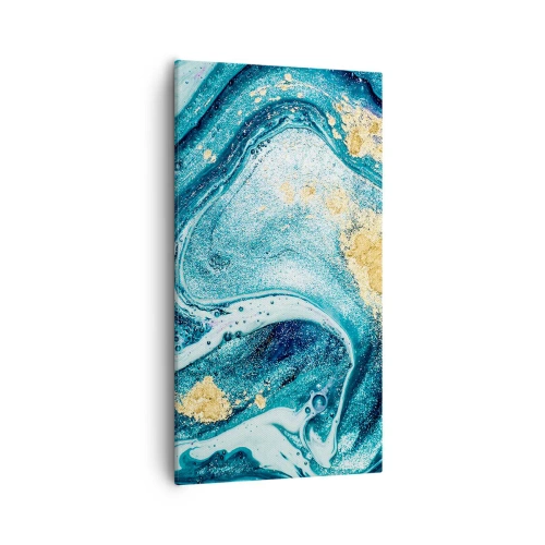 Quadro su tela - Stampe su Tela - Vortice blu - 55x100 cm