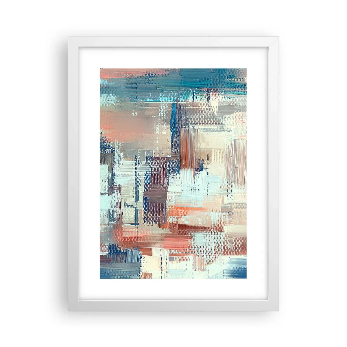 Poster in cornice bianca - Arrivando alla luce - 30x40 cm