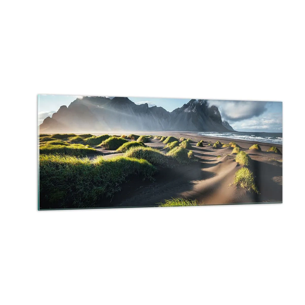 Quadro su vetro - Armonia degli elementi - 100x40 cm