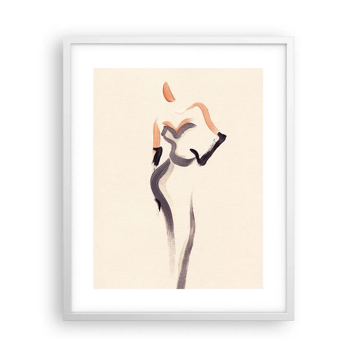 Poster in cornice bianca - Gli anni d'oro di Hollywood - 40x50 cm