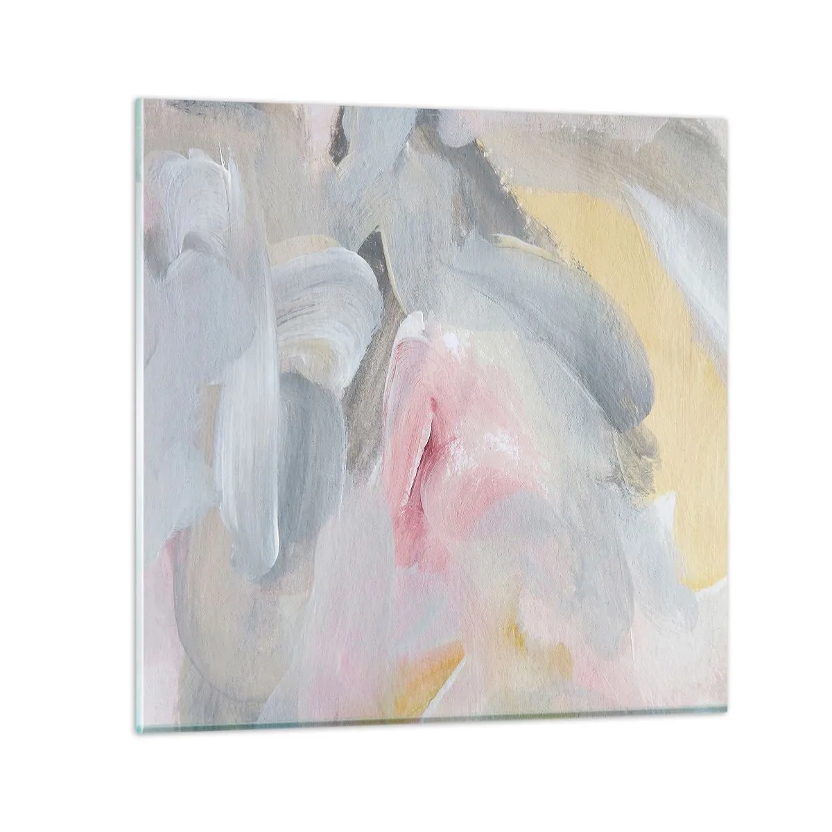 Quadro su vetro - Nel mondo pastello - 50x50 cm