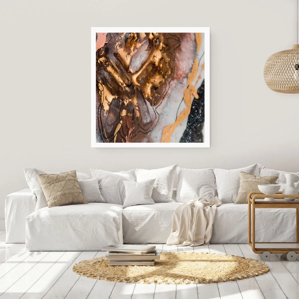 Poster - L'elemento della terra - 60x60 cm