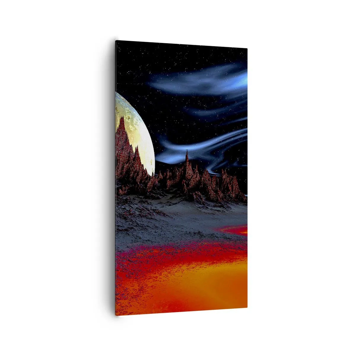 Quadro su tela - Stampe su Tela - Un mondo sconosciuto - 65x120 cm