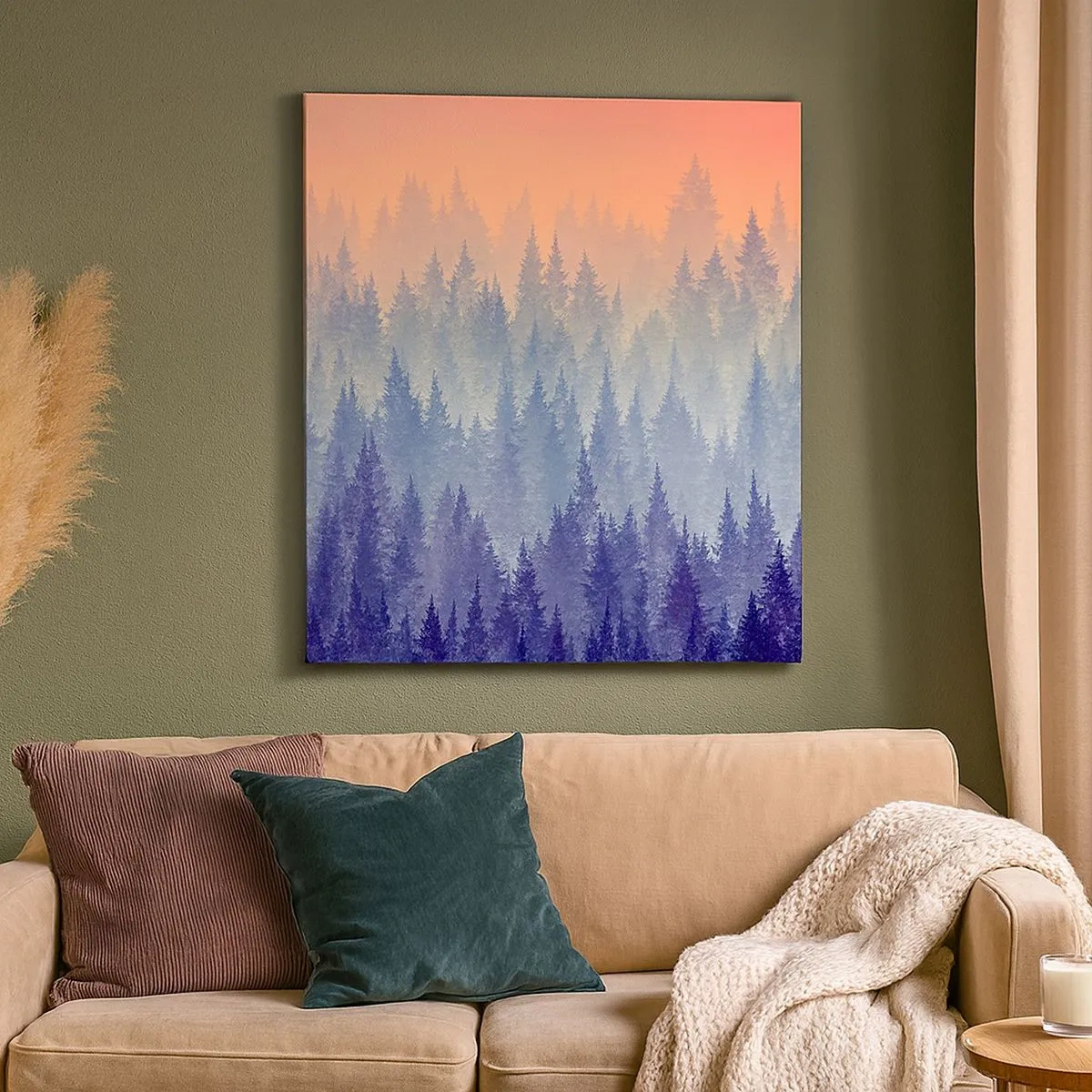 Quadro su tela - Stampe su Tela - Alto, più in alto, fino al cielo - 30x30 cm