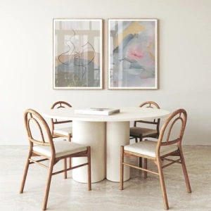 Soft lines - Ispirazione per la sala da pranzo