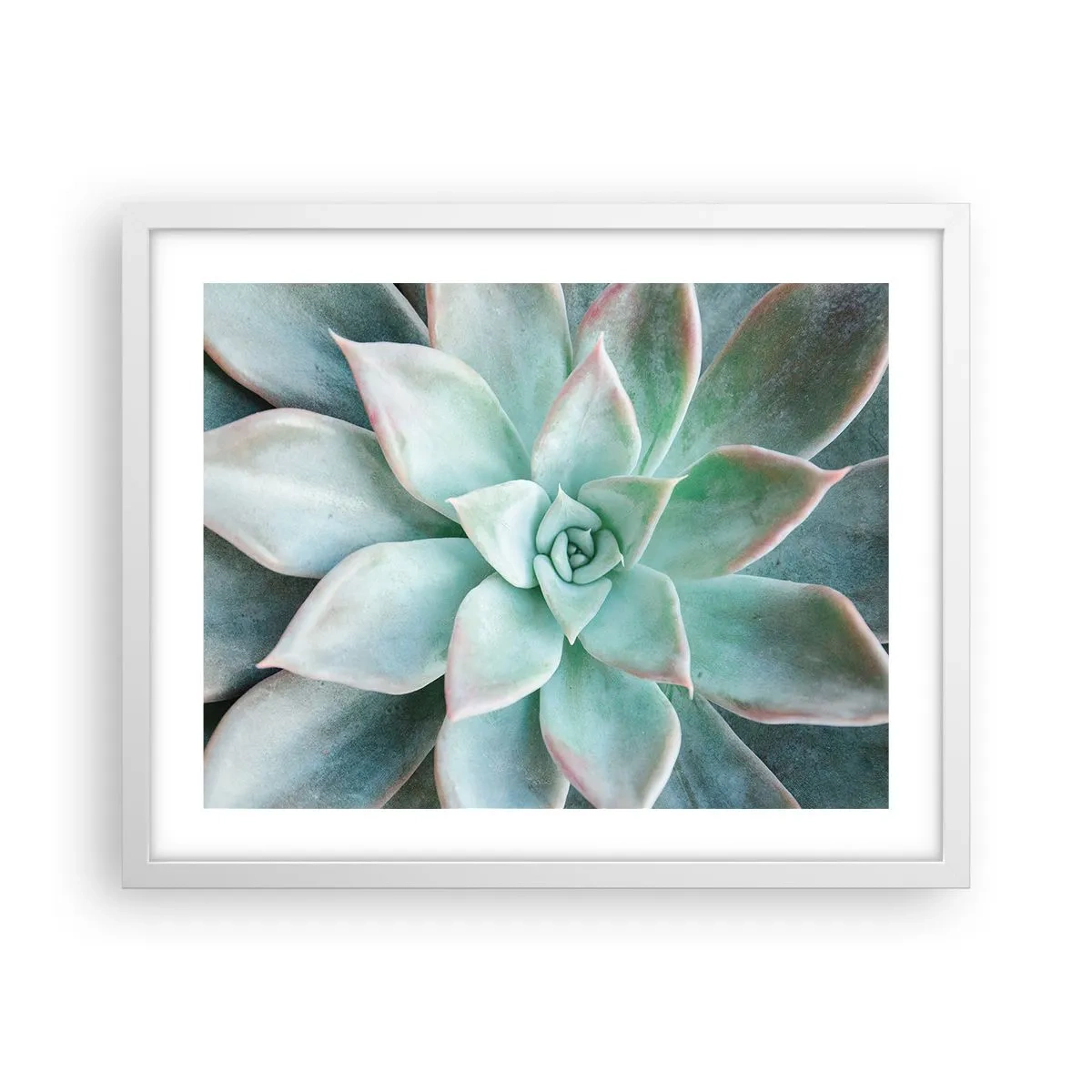 Poster in cornice bianca - Il cuore del deserto - 50x40 cm