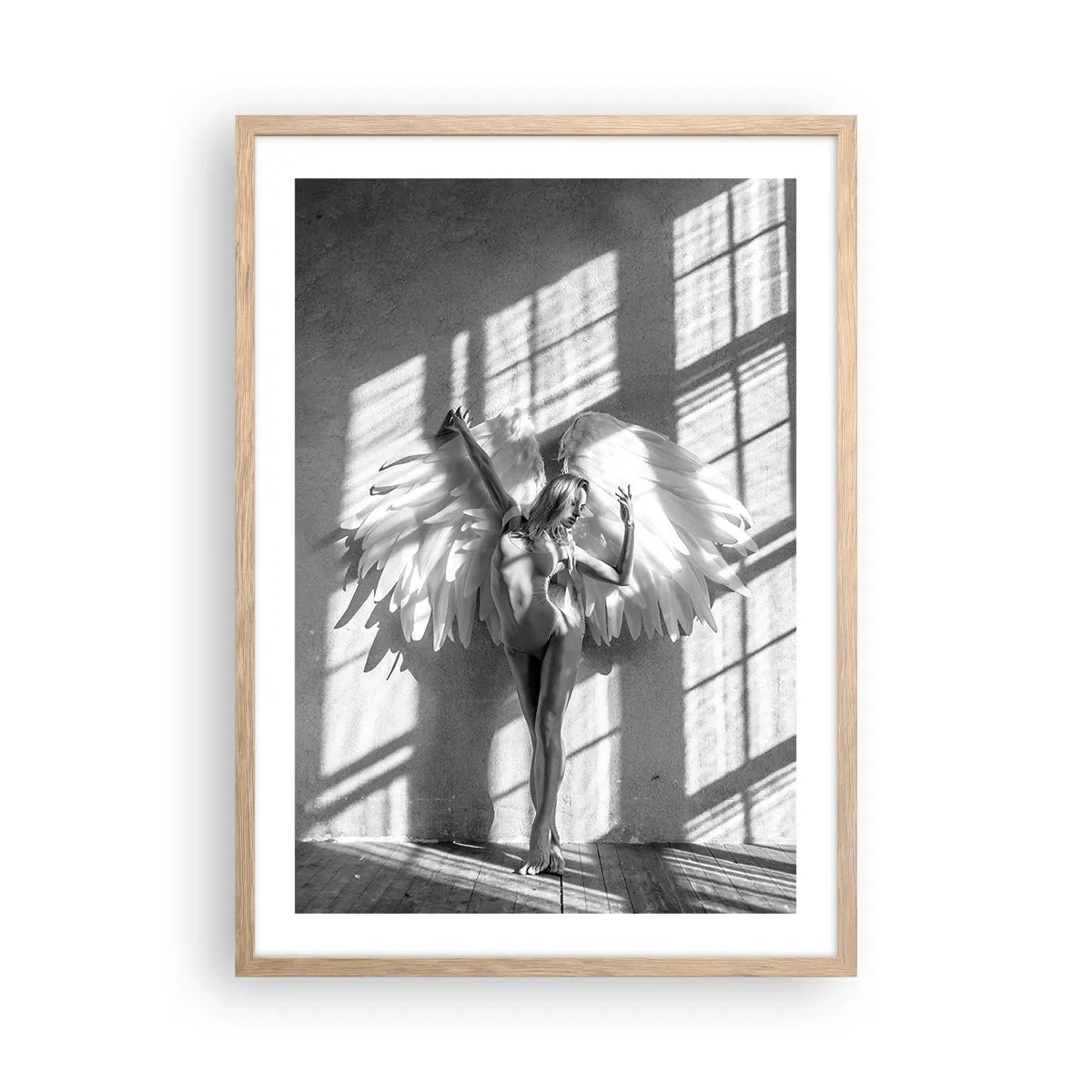 Poster in cornice rovere chiaro - Direttamente dal cielo - 50x70 cm