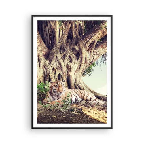 Poster in cornice nera - Vista dal Libro della Genesi - 70x100 cm