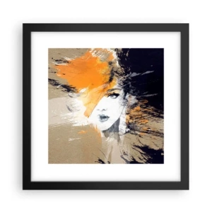 Poster in cornice nera - E la luce fu - 30x30 cm