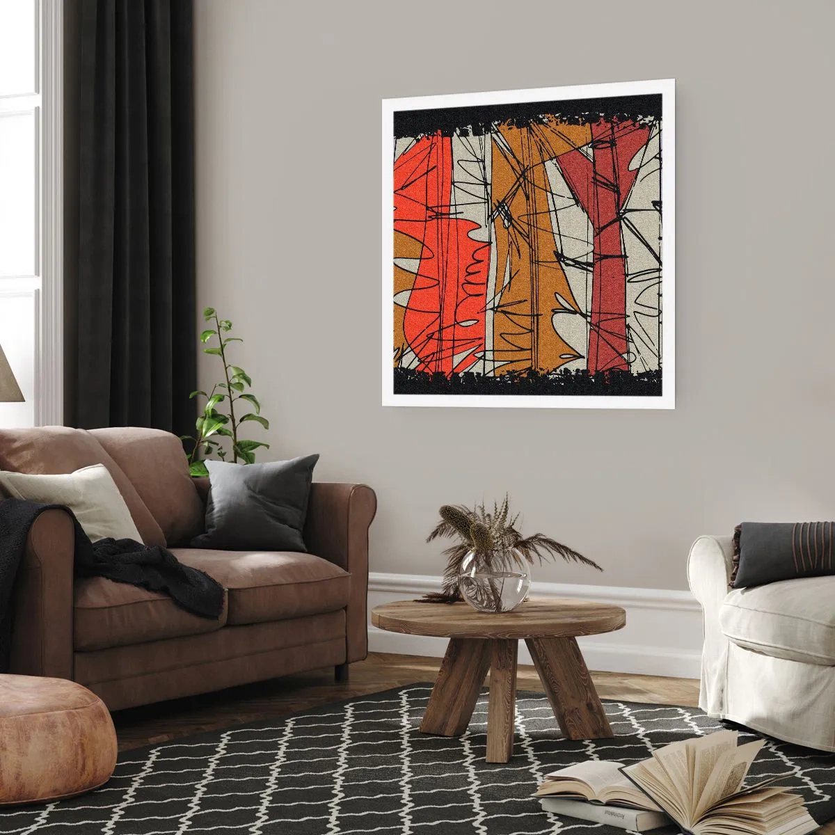 Poster - Composizione spontanea - 60x60 cm