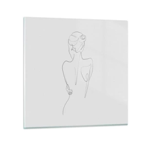 Quadro su vetro - La musica del corpo - 60x60 cm