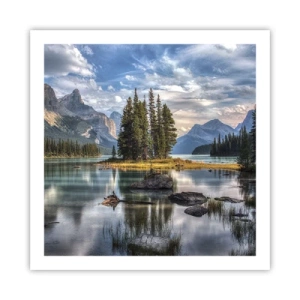 Poster - Sulle acque grandi e limpide...  - 60x60 cm