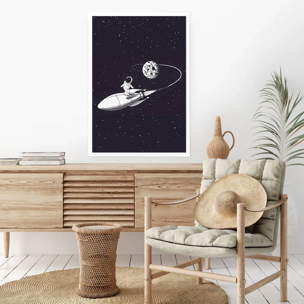 Poster - Surfista spaziale - 70x100 cm