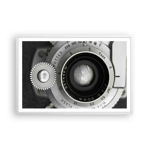 Poster in cornice bianca - Racconto su Hollywood - 91x61 cm