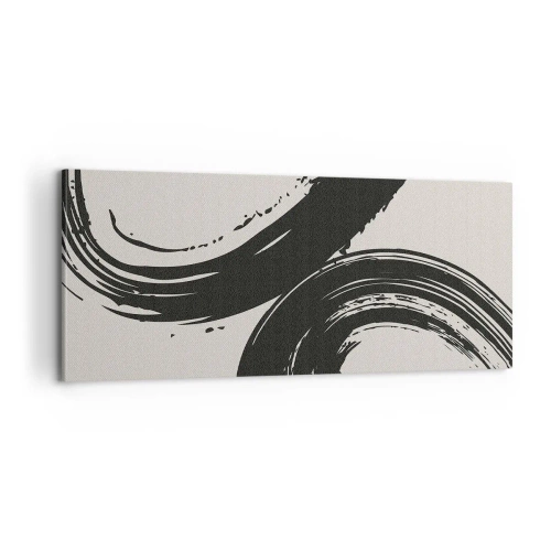 Quadro su tela - Stampe su Tela - Energico e circolare - 100x40 cm