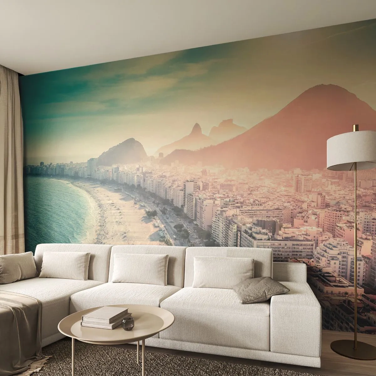 Fotomurali Standard Eco - Vacanze senza fine a Rio - Costa, Rio de Janeiro, Spiaggia - 400x280 cm