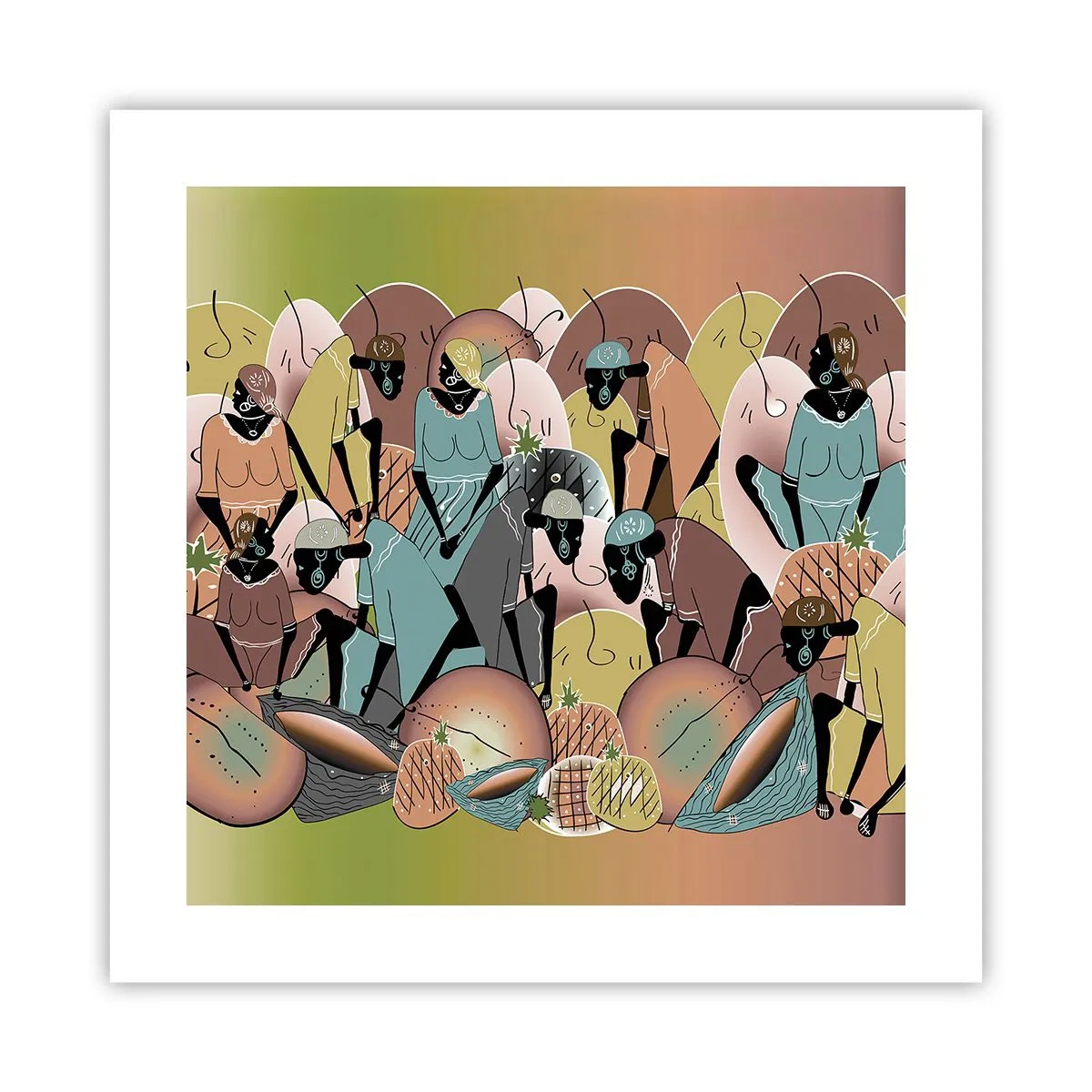 Poster - Arriva la grande festa - 40x40 cm