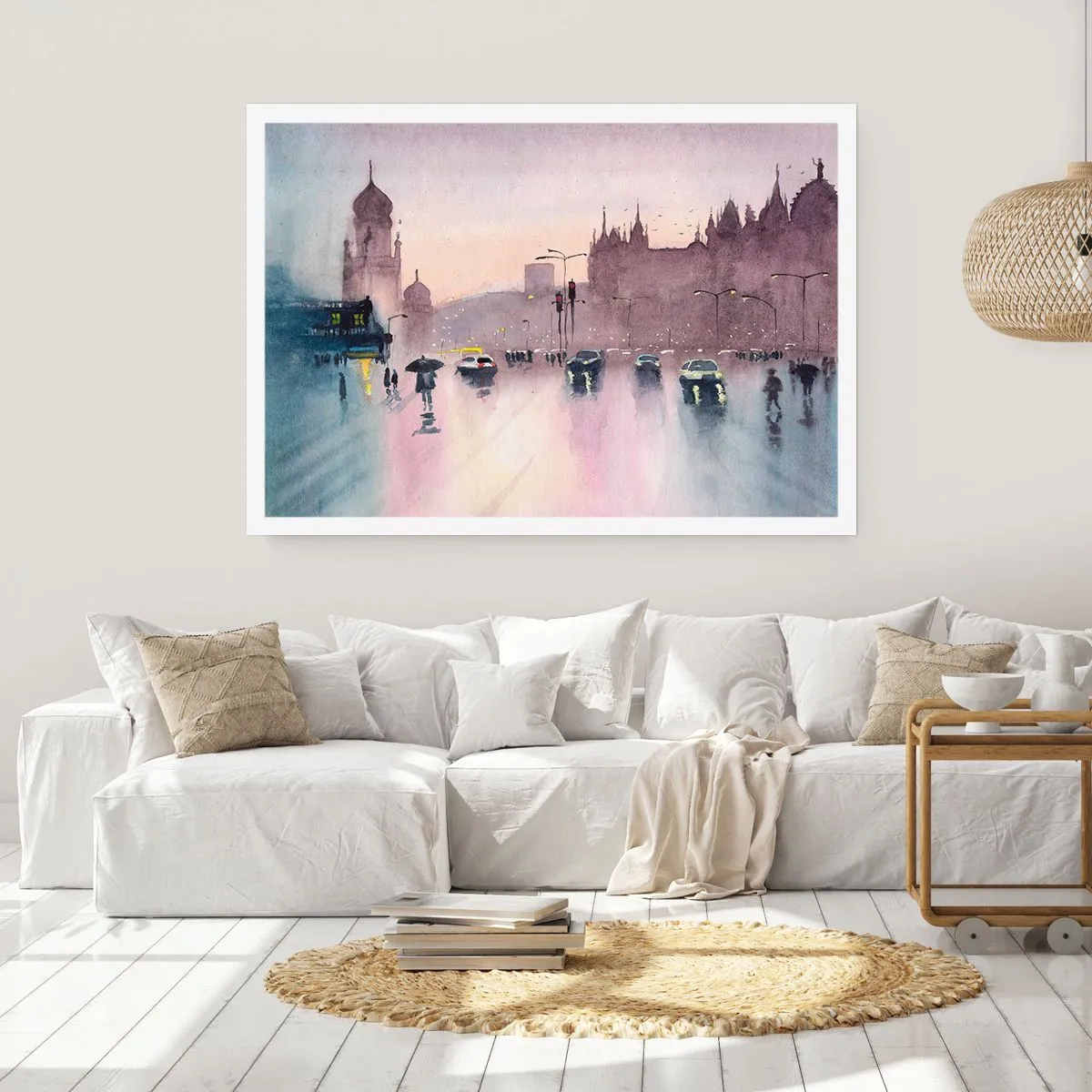 Poster - Nella nebbia piovigginosa - 50x40 cm