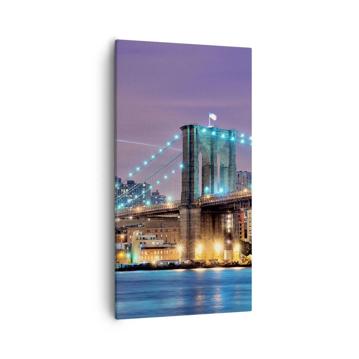 Quadro su tela - Stampe su Tela - Da tanti anni il ponte di Brooklyn - 55x100 cm